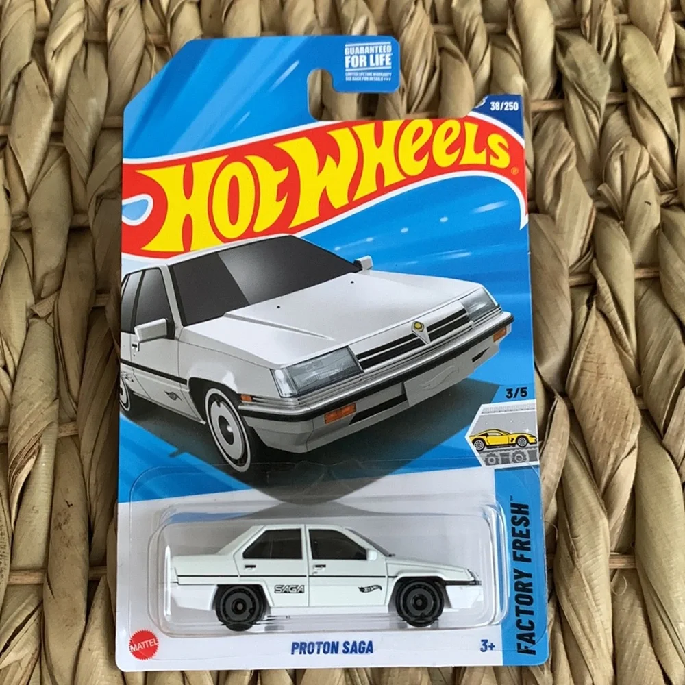 White Proton Saga Car Hot Wheels 2025 Hotwheels